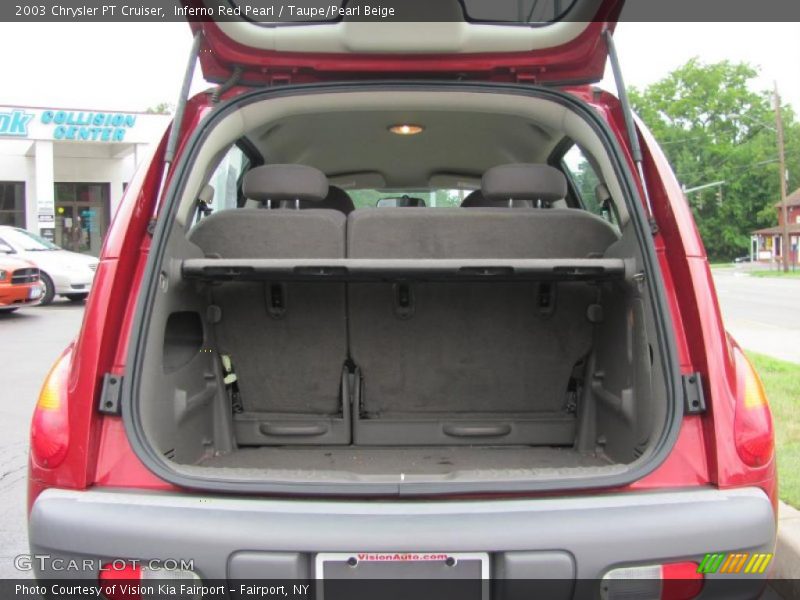 Inferno Red Pearl / Taupe/Pearl Beige 2003 Chrysler PT Cruiser