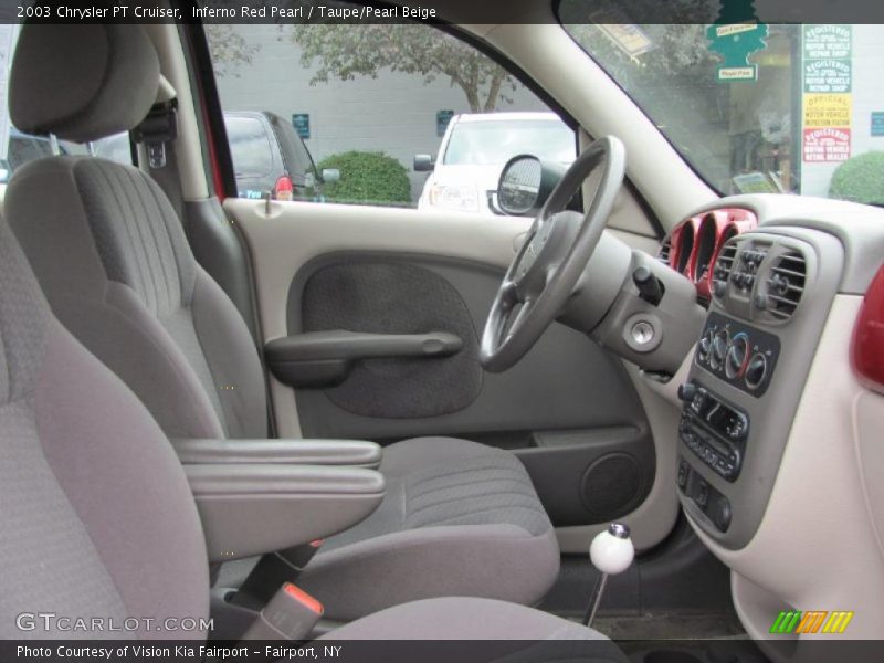 Inferno Red Pearl / Taupe/Pearl Beige 2003 Chrysler PT Cruiser