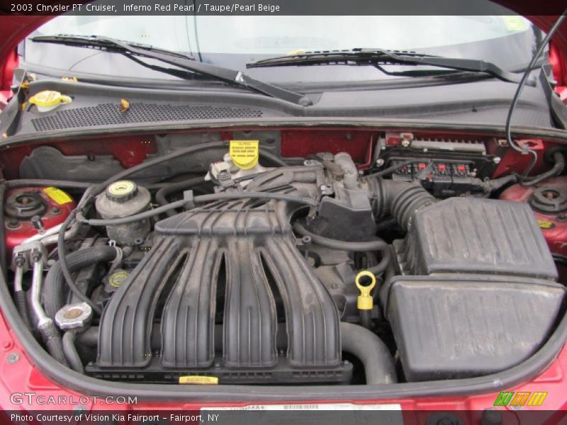 Inferno Red Pearl / Taupe/Pearl Beige 2003 Chrysler PT Cruiser