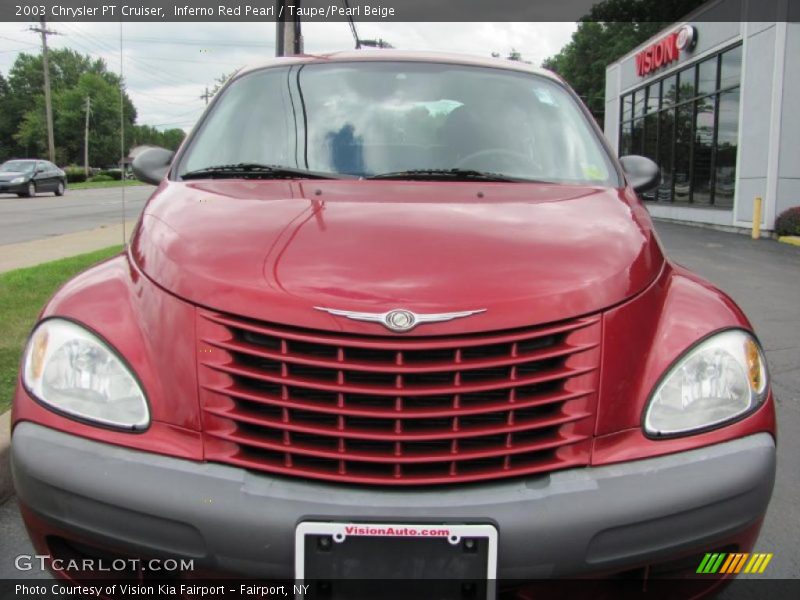 Inferno Red Pearl / Taupe/Pearl Beige 2003 Chrysler PT Cruiser