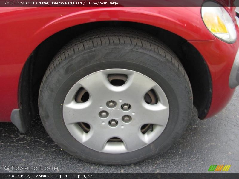 Inferno Red Pearl / Taupe/Pearl Beige 2003 Chrysler PT Cruiser