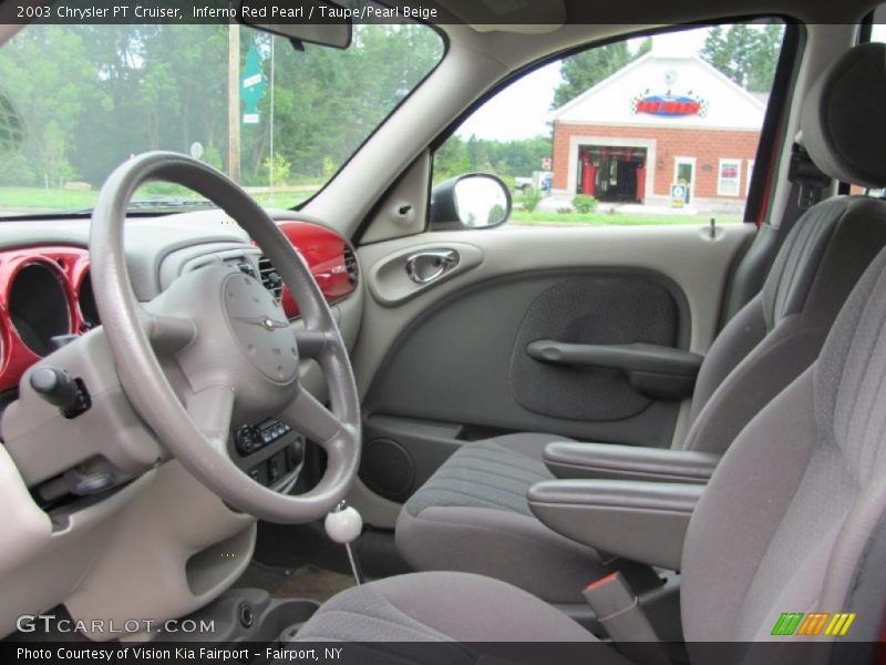 Inferno Red Pearl / Taupe/Pearl Beige 2003 Chrysler PT Cruiser
