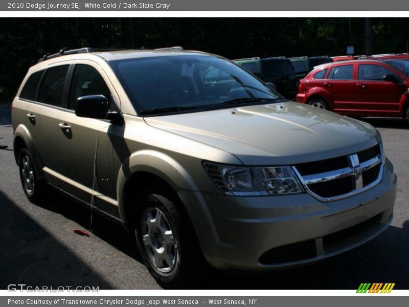 White Gold / Dark Slate Gray 2010 Dodge Journey SE