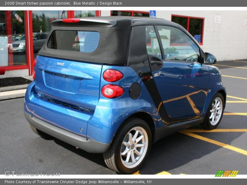 Blue Metallic / Design Black 2008 Smart fortwo passion cabriolet