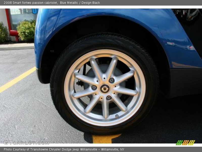 Blue Metallic / Design Black 2008 Smart fortwo passion cabriolet