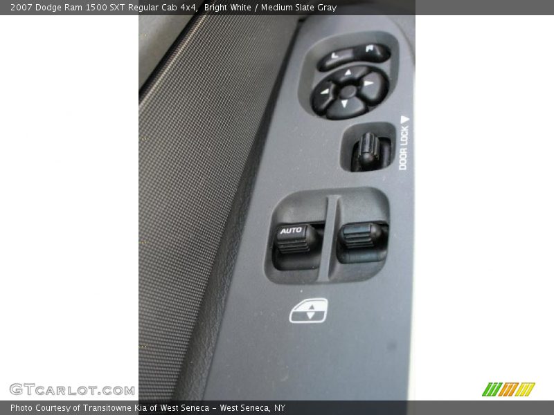 Bright White / Medium Slate Gray 2007 Dodge Ram 1500 SXT Regular Cab 4x4