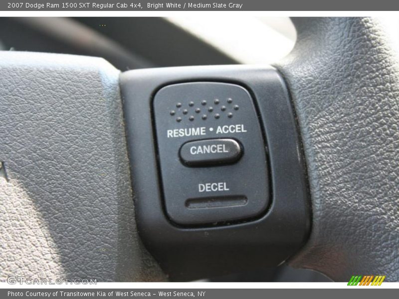 Bright White / Medium Slate Gray 2007 Dodge Ram 1500 SXT Regular Cab 4x4