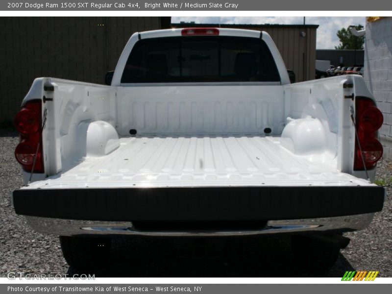Bright White / Medium Slate Gray 2007 Dodge Ram 1500 SXT Regular Cab 4x4