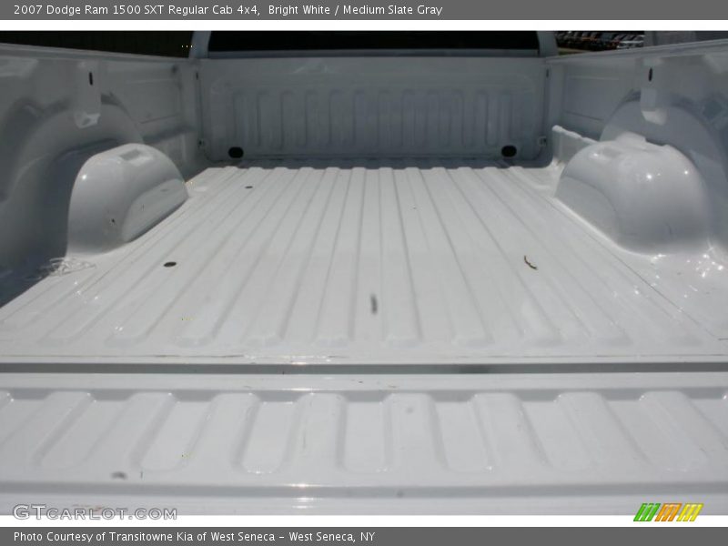 Bright White / Medium Slate Gray 2007 Dodge Ram 1500 SXT Regular Cab 4x4