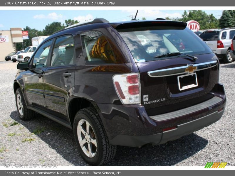 Black Amethyst Metallic / Dark Gray 2007 Chevrolet Equinox LS