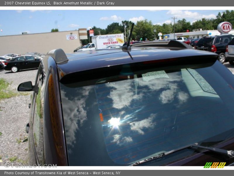 Black Amethyst Metallic / Dark Gray 2007 Chevrolet Equinox LS