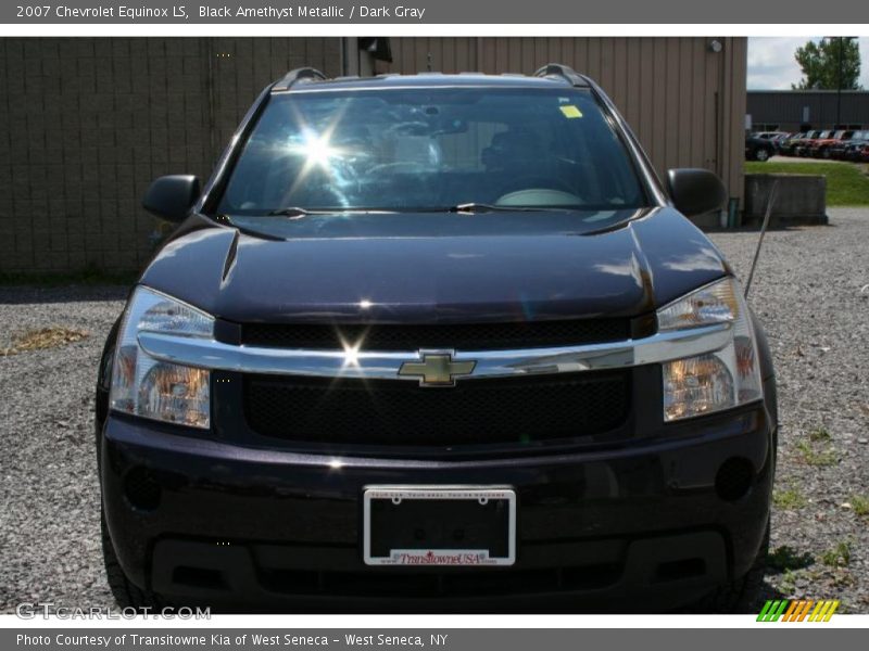 Black Amethyst Metallic / Dark Gray 2007 Chevrolet Equinox LS