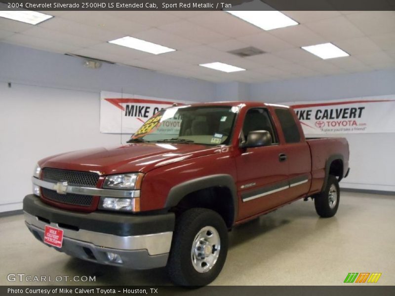 Sport Red Metallic / Tan 2004 Chevrolet Silverado 2500HD LS Extended Cab