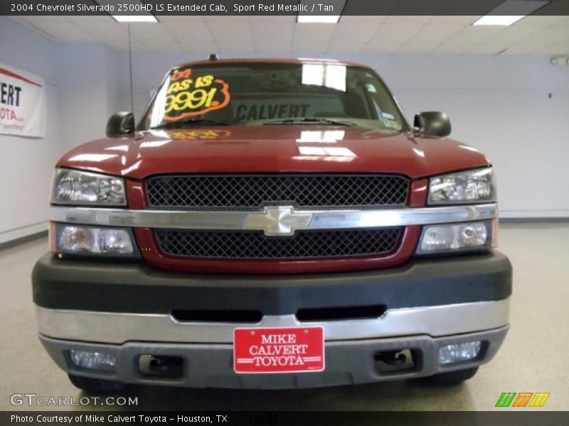 Sport Red Metallic / Tan 2004 Chevrolet Silverado 2500HD LS Extended Cab