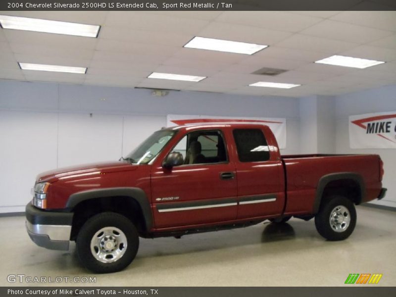 Sport Red Metallic / Tan 2004 Chevrolet Silverado 2500HD LS Extended Cab