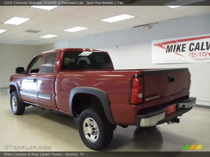 Sport Red Metallic / Tan 2004 Chevrolet Silverado 2500HD LS Extended Cab