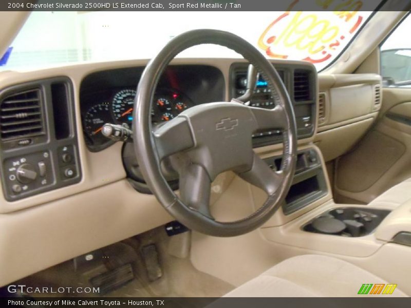 Sport Red Metallic / Tan 2004 Chevrolet Silverado 2500HD LS Extended Cab