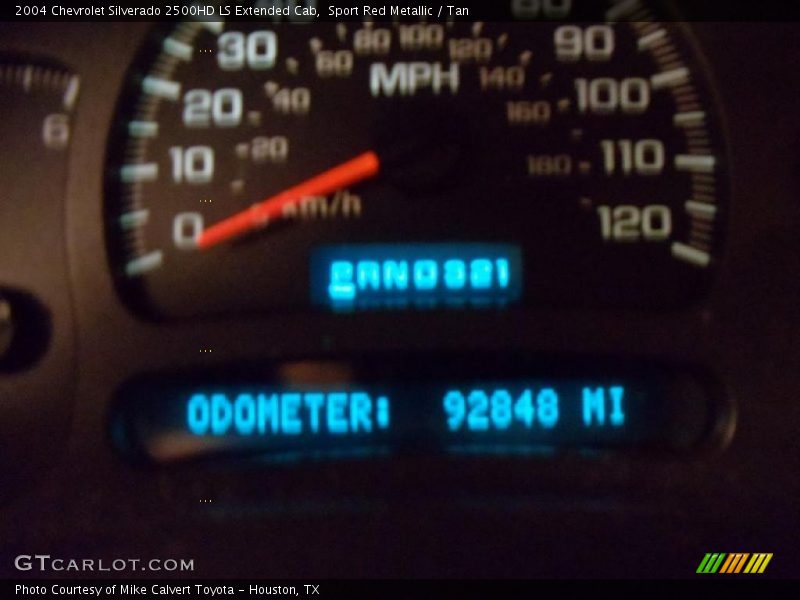 Sport Red Metallic / Tan 2004 Chevrolet Silverado 2500HD LS Extended Cab