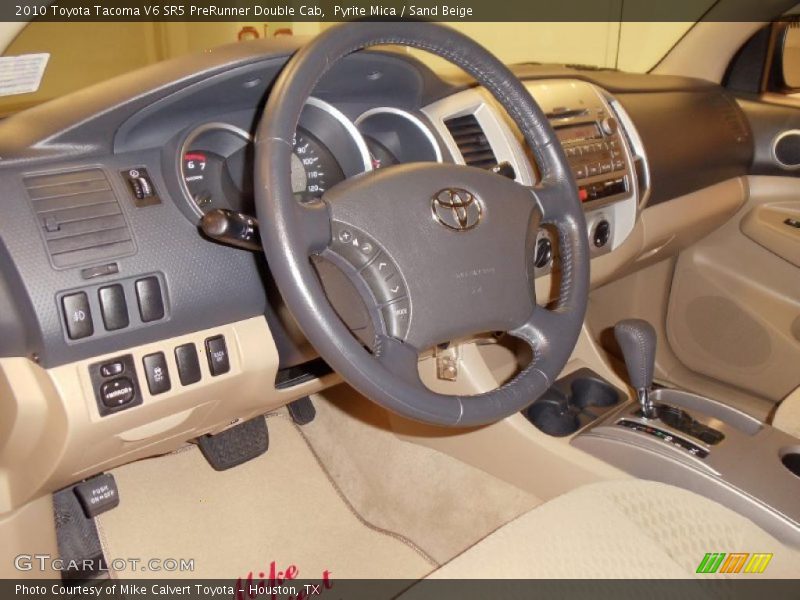 Pyrite Mica / Sand Beige 2010 Toyota Tacoma V6 SR5 PreRunner Double Cab