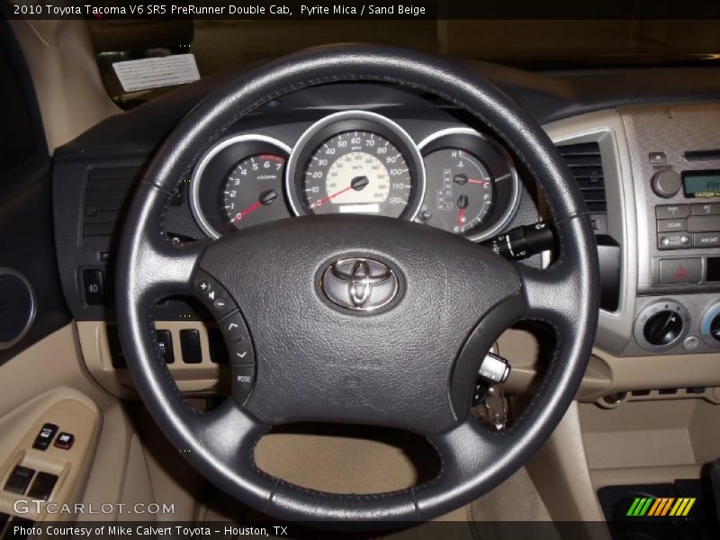 Pyrite Mica / Sand Beige 2010 Toyota Tacoma V6 SR5 PreRunner Double Cab