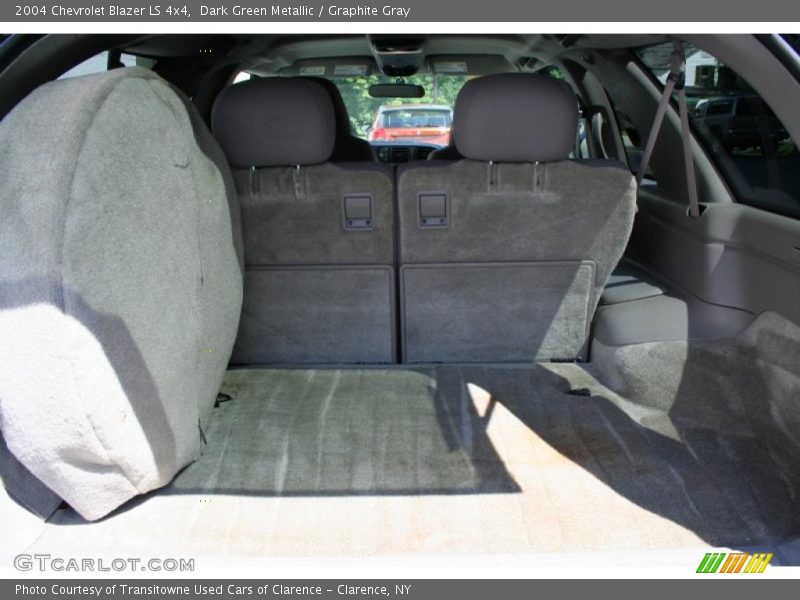 Dark Green Metallic / Graphite Gray 2004 Chevrolet Blazer LS 4x4