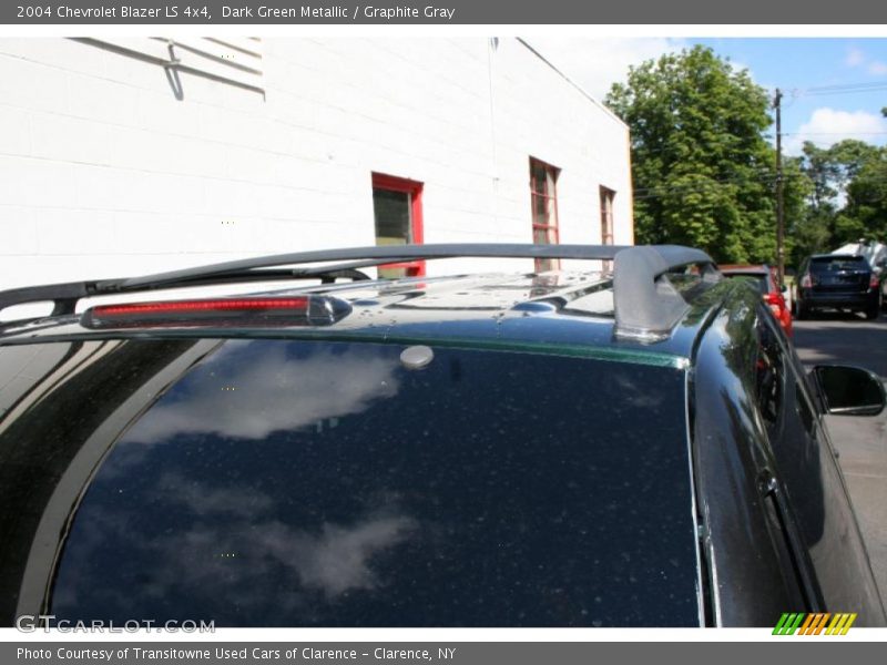 Dark Green Metallic / Graphite Gray 2004 Chevrolet Blazer LS 4x4