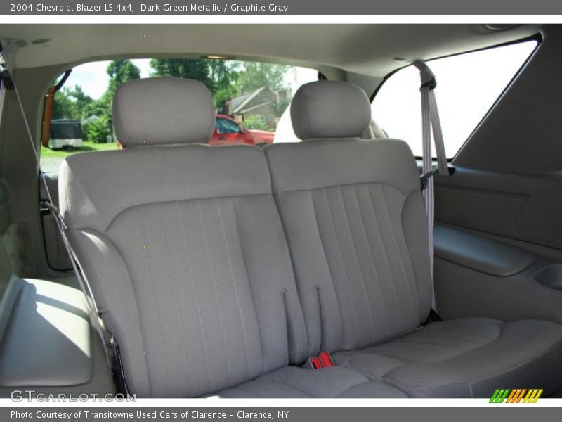 Dark Green Metallic / Graphite Gray 2004 Chevrolet Blazer LS 4x4