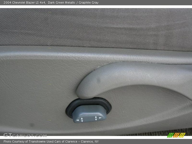 Dark Green Metallic / Graphite Gray 2004 Chevrolet Blazer LS 4x4