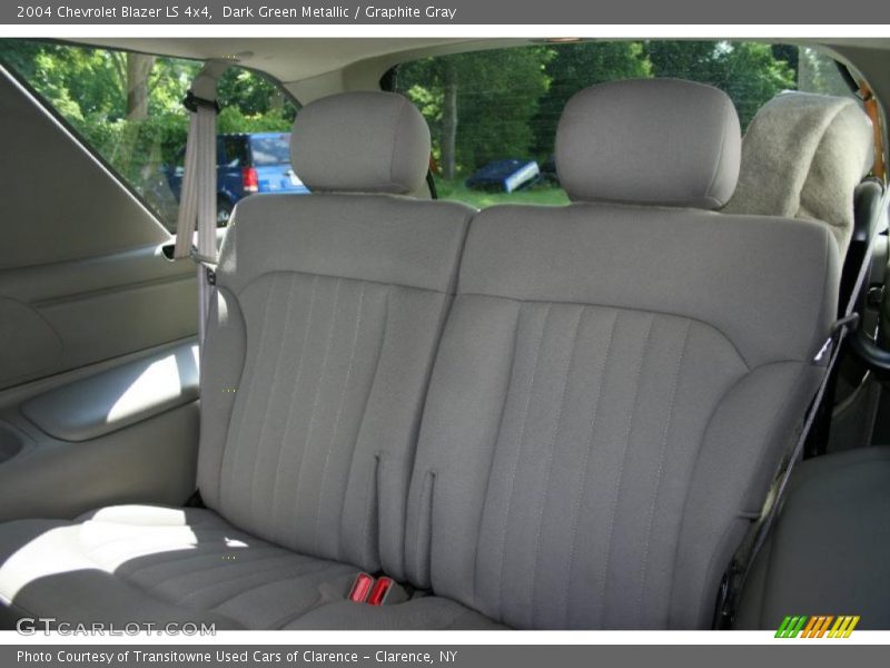 Dark Green Metallic / Graphite Gray 2004 Chevrolet Blazer LS 4x4