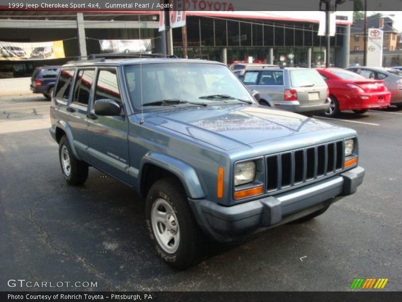 Gunmetal Pearl / Agate 1999 Jeep Cherokee Sport 4x4