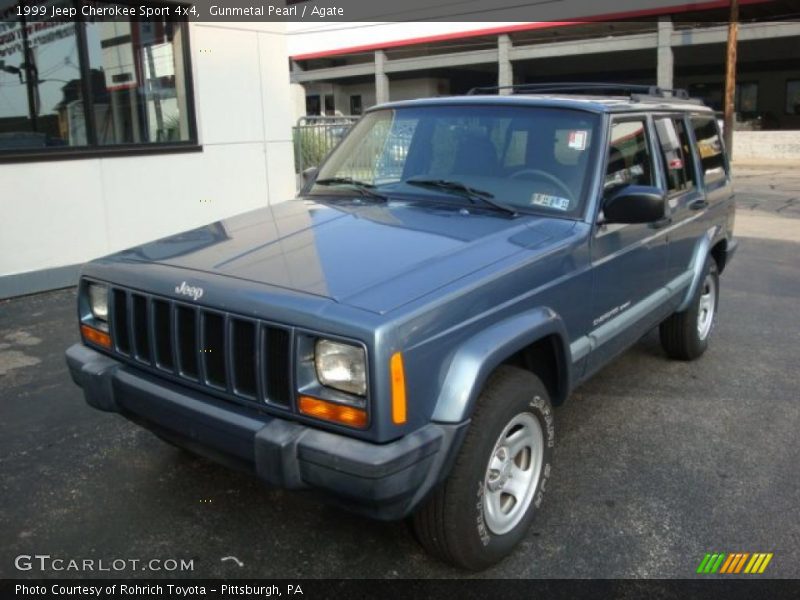 Gunmetal Pearl / Agate 1999 Jeep Cherokee Sport 4x4