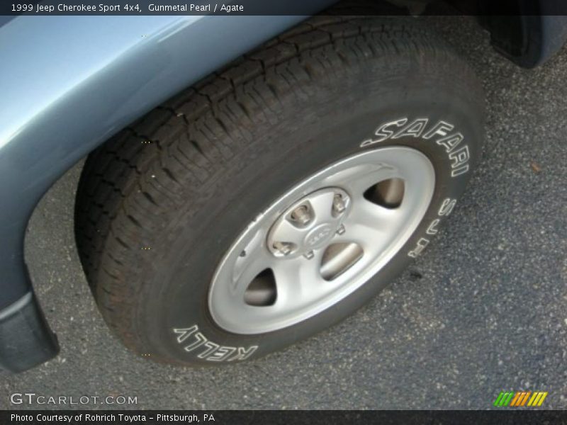 Gunmetal Pearl / Agate 1999 Jeep Cherokee Sport 4x4