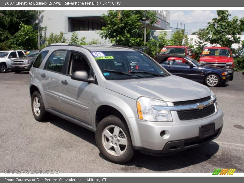 Silverstone Metallic / Light Gray 2007 Chevrolet Equinox LS AWD
