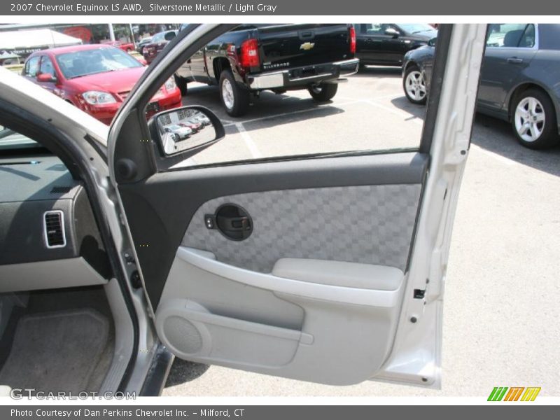 Silverstone Metallic / Light Gray 2007 Chevrolet Equinox LS AWD