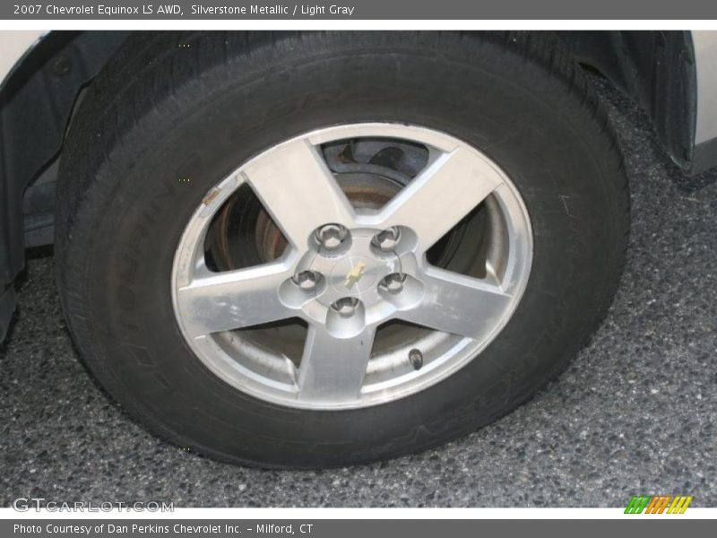 Silverstone Metallic / Light Gray 2007 Chevrolet Equinox LS AWD