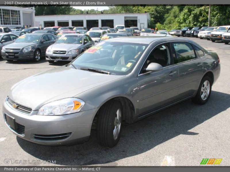 Dark Silver Metallic / Ebony Black 2007 Chevrolet Impala LS