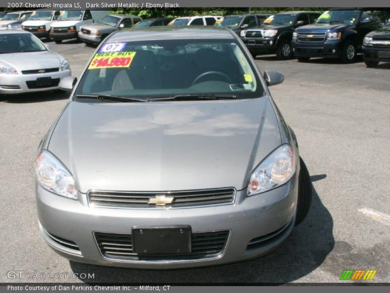 Dark Silver Metallic / Ebony Black 2007 Chevrolet Impala LS