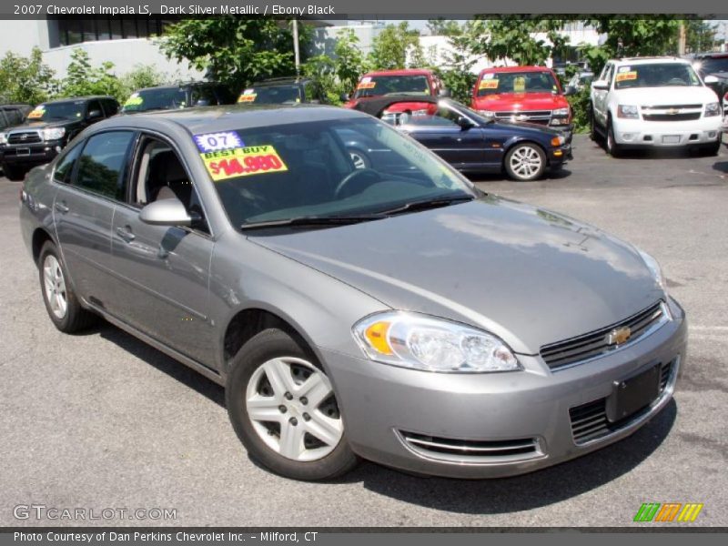 Dark Silver Metallic / Ebony Black 2007 Chevrolet Impala LS