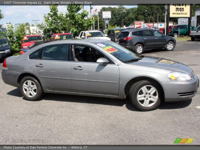 Dark Silver Metallic / Ebony Black 2007 Chevrolet Impala LS