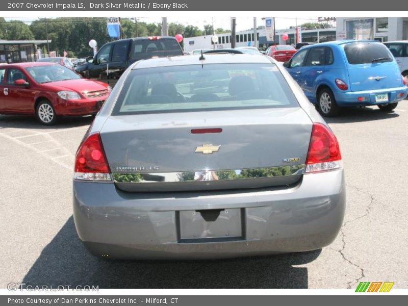 Dark Silver Metallic / Ebony Black 2007 Chevrolet Impala LS