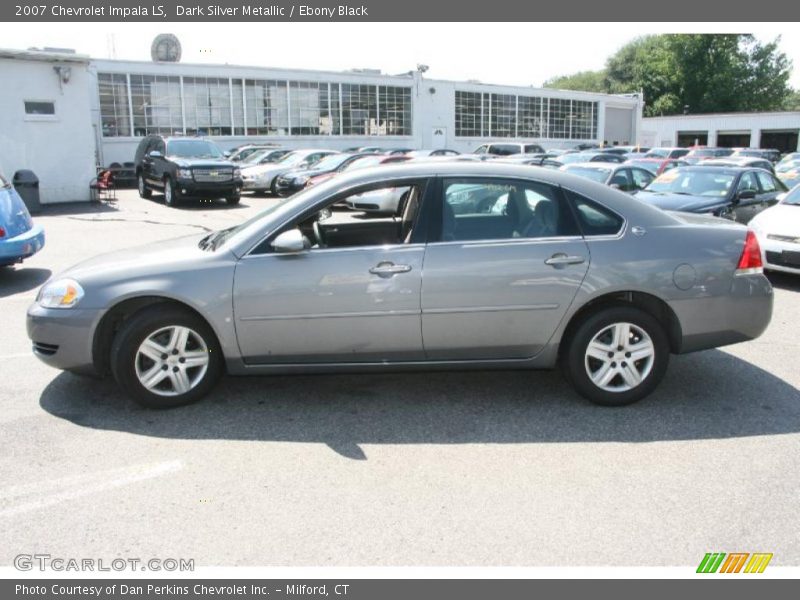 Dark Silver Metallic / Ebony Black 2007 Chevrolet Impala LS