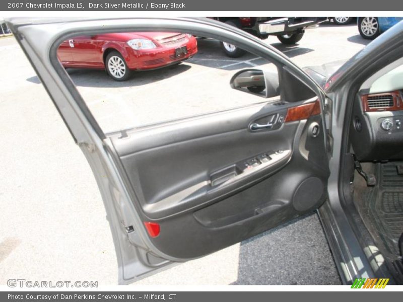 Dark Silver Metallic / Ebony Black 2007 Chevrolet Impala LS