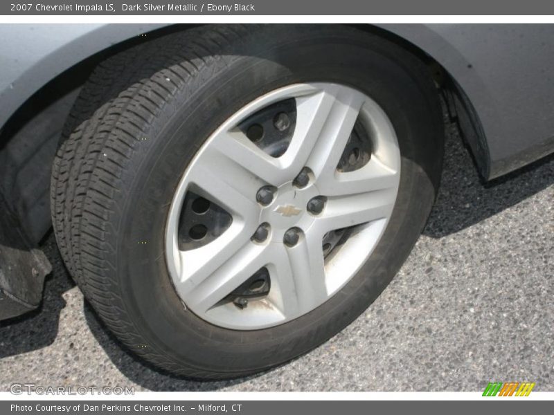 Dark Silver Metallic / Ebony Black 2007 Chevrolet Impala LS