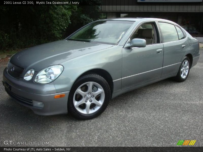 Mystic Sea Opalescent / Ivory 2001 Lexus GS 300