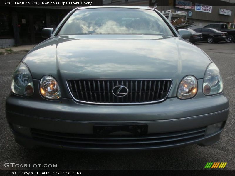 Mystic Sea Opalescent / Ivory 2001 Lexus GS 300