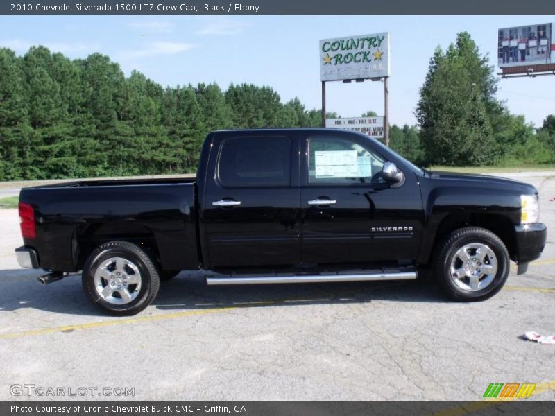 Black / Ebony 2010 Chevrolet Silverado 1500 LTZ Crew Cab