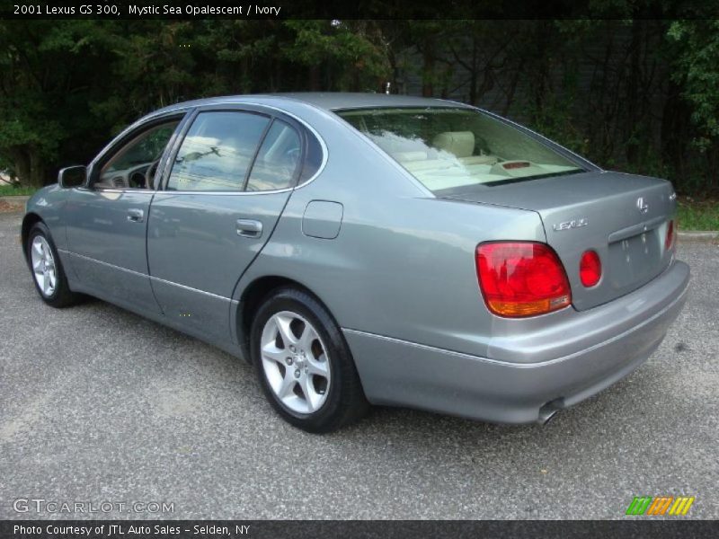 Mystic Sea Opalescent / Ivory 2001 Lexus GS 300