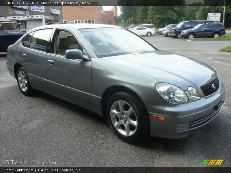 Mystic Sea Opalescent / Ivory 2001 Lexus GS 300