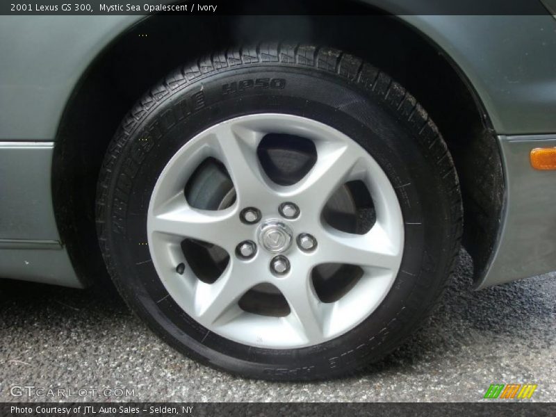 Mystic Sea Opalescent / Ivory 2001 Lexus GS 300