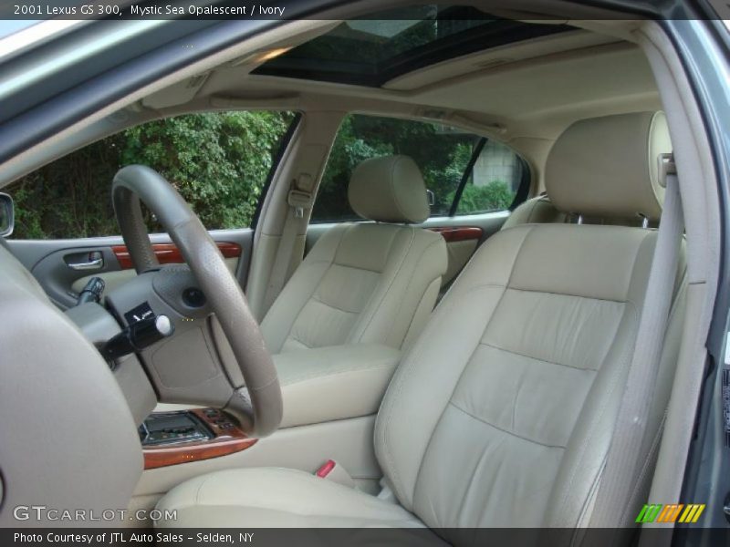 Mystic Sea Opalescent / Ivory 2001 Lexus GS 300